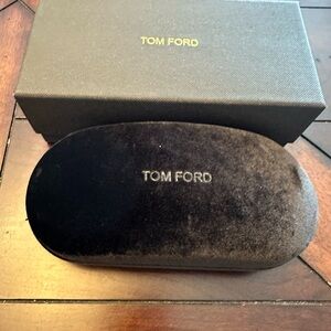 Authentic Tom Ford  Brown Eyewear Case with paper gift box